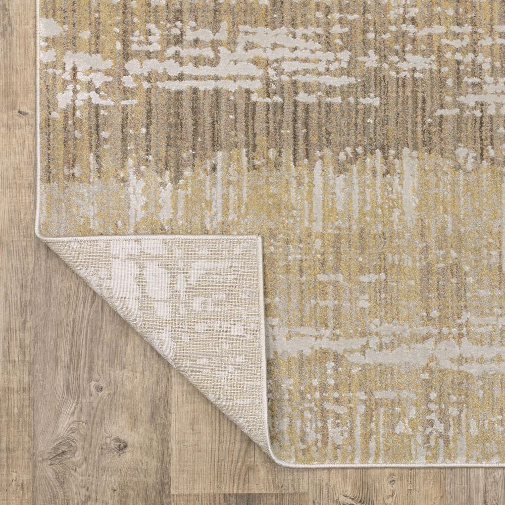 Oriental Weavers Mallory Gold and Brown 3&#39;3&quot; x 5&#39; Area Rug, , large