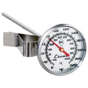Escali Instant Read Large Dial Thermometer in Silver, , large
