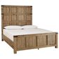 Millenium Ridgester Queen Panel Bed with Dresser, Chest and Two Nightstands in Light Brown with USB Ports, , large