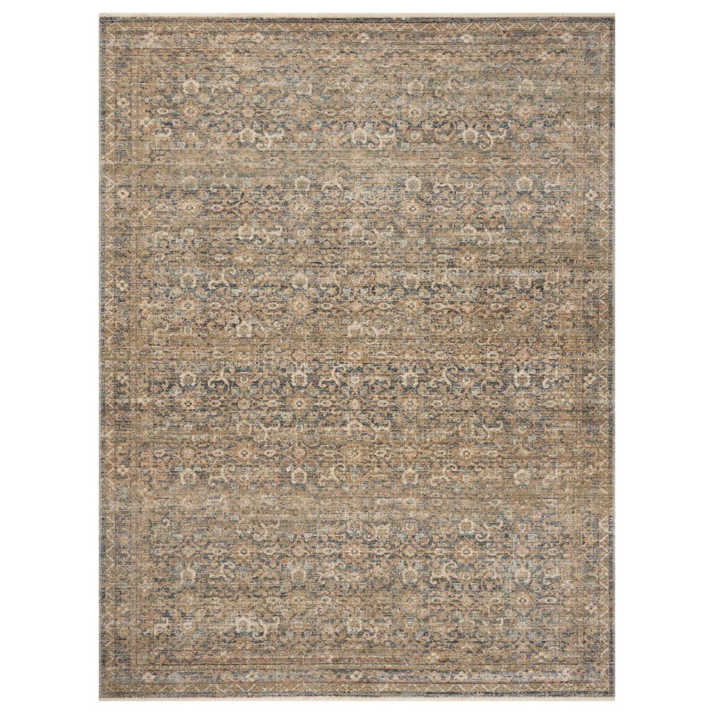 Amber Lewis x Loloi Molly Denim and Gold 2"7" x 7"9" Runner, , large