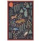 Rifle Paper Co. Menagerie 2"3" x 3"9" Black Area Rug, , large