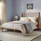 Walker Edison Cama X Spindle Full Platform Bed in Caramel, , large