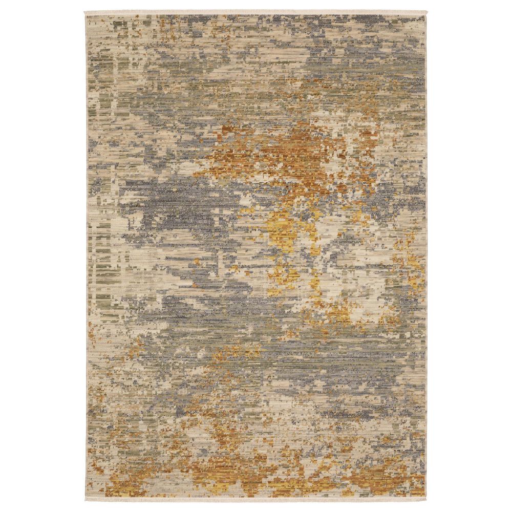 Oriental Weavers Soleri 3"3" x 5" Beige and Gold Area Rug, , large