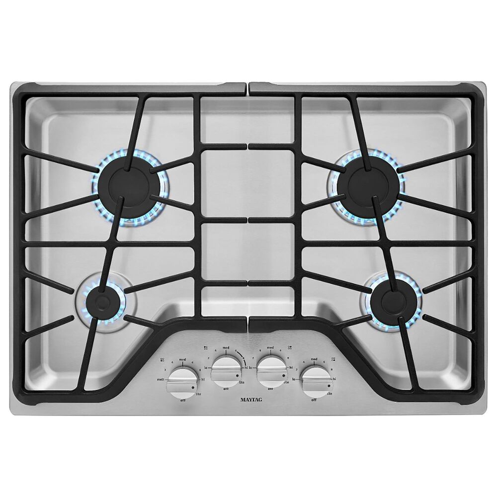 Maytag 2-Piece Kitchen Package with 30&quot; Built-In Single Wall Oven and Gas Cooktop in Stainless Steel, , large