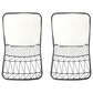 Hearth and Haven Niez Outdoor Counter Stool with Ivory Cushion in Gray (Set of 2), , large