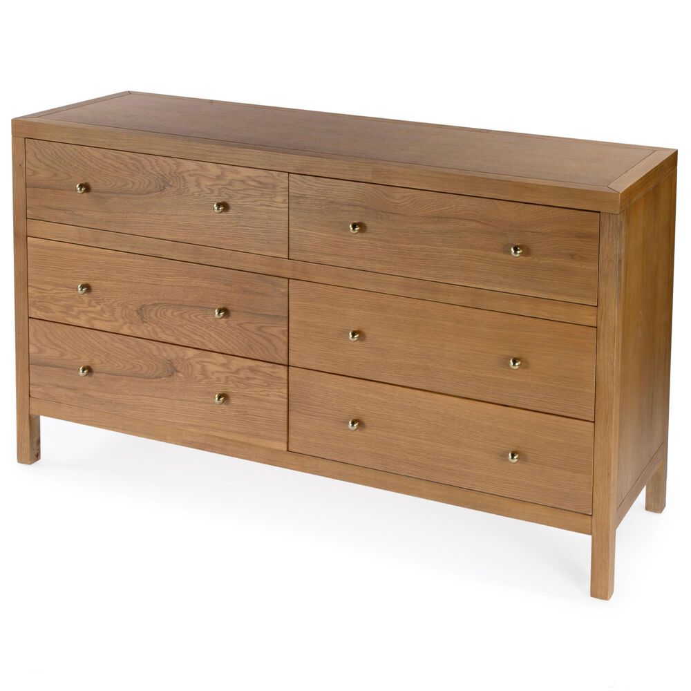 Butler Celine 6-Drawer Dresser in Light Natural, , large