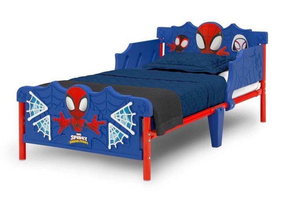 Delta Children Spidey and His Amazing Friends 3D Toddler Bed in Blue, , large