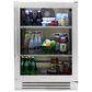 True Residential 5.6 Cu. Ft. Undercounter Refrigerator with Right Hinge and Glass Door in Stainless Steel, , large