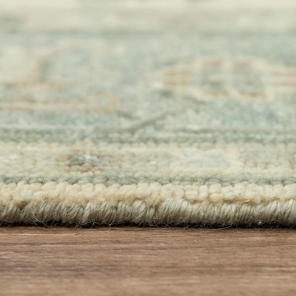 RIZZY Belmont 6&#39; x 9&#39; Ivory and Blue Area Rug, , large