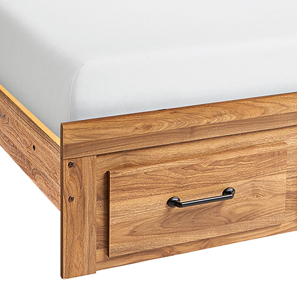 Ashley Pasklyn Queen Panel Storage Bed in Rich Honey Brown, , large
