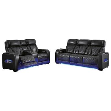 Ashley Boyington 2-Piece Power Reclining Living Room Set in Black, , large