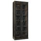 Hooker Furniture Sanctuary Two Door Thin Display Cabinet in Ebony, , large