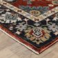 Oriental Weavers Eliana ELI12 Red and Blue 2"3" x 7"6" Runner, , large