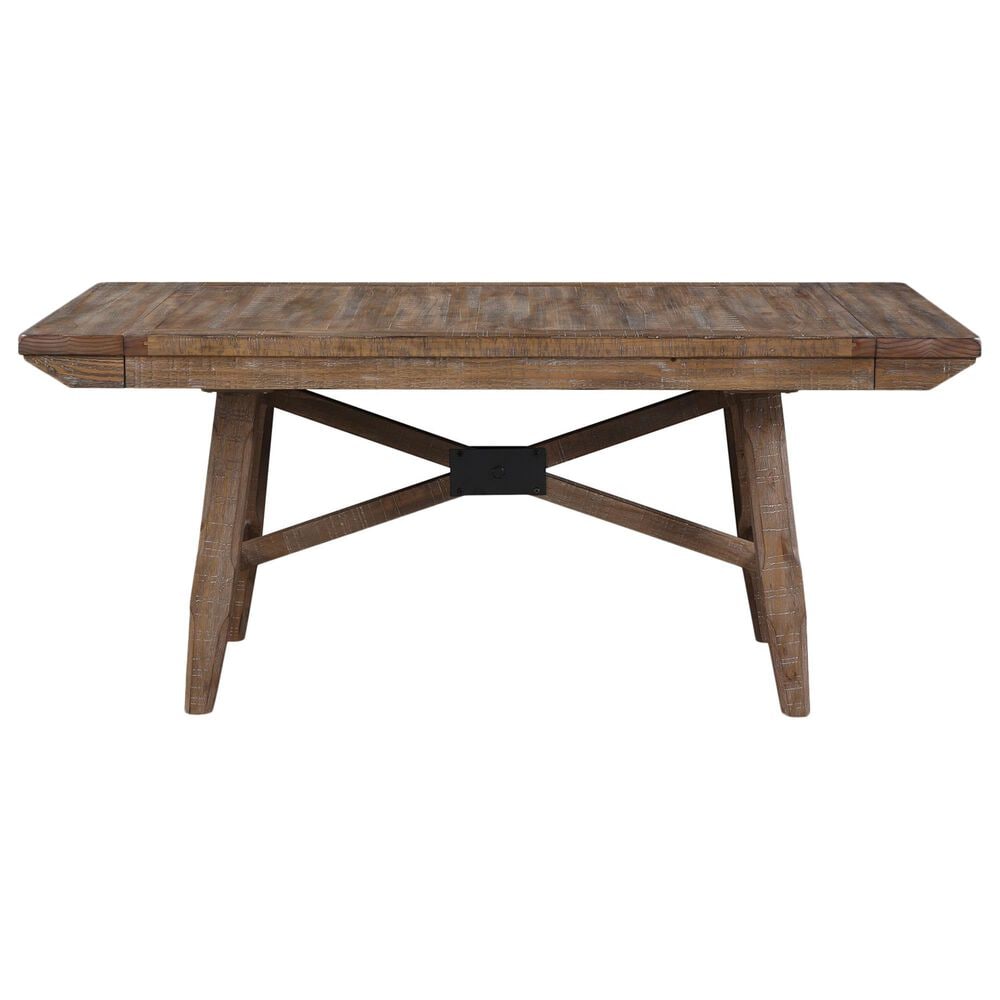 Steve Silver Riverdale 96&quot; Dining Table in Driftwood - Table Only, , large