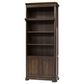 Wycliff Bay Sonoma Right Side Executive Bookcase in Dark Roast, , large