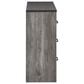 Ashley Bronyan 5-Piece King Bedroom Set in Dark Gray, , large