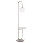 Grandview Gallery Trombone Floor Lamp in Nickel and Clear, , large