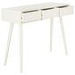 Safavieh Albus 3-Drawer Console Table in Distressed White, , large