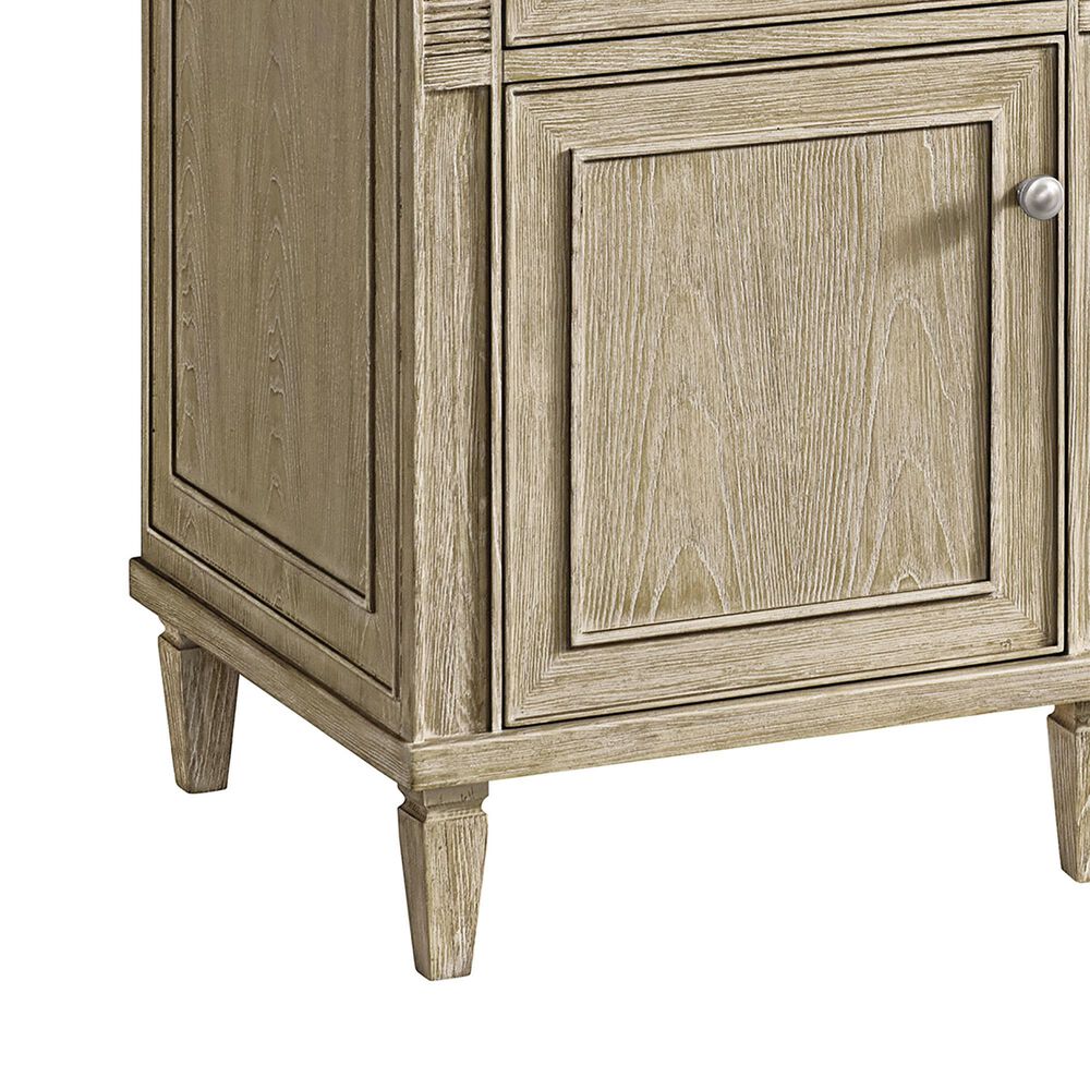 James Martin Vanities Lorelai 60&quot; Double Vanity in Whitewashed Oak with 3 cm Eternal Jasmine Pearl Quartz Top, , large