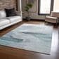 Dalyn Rug Company Ravenna RN11 8" x 10" Teal Area Rug, , large