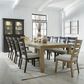 Millenium Galliden Dining Table and 10 Chairs in Light Brown and Black, , large