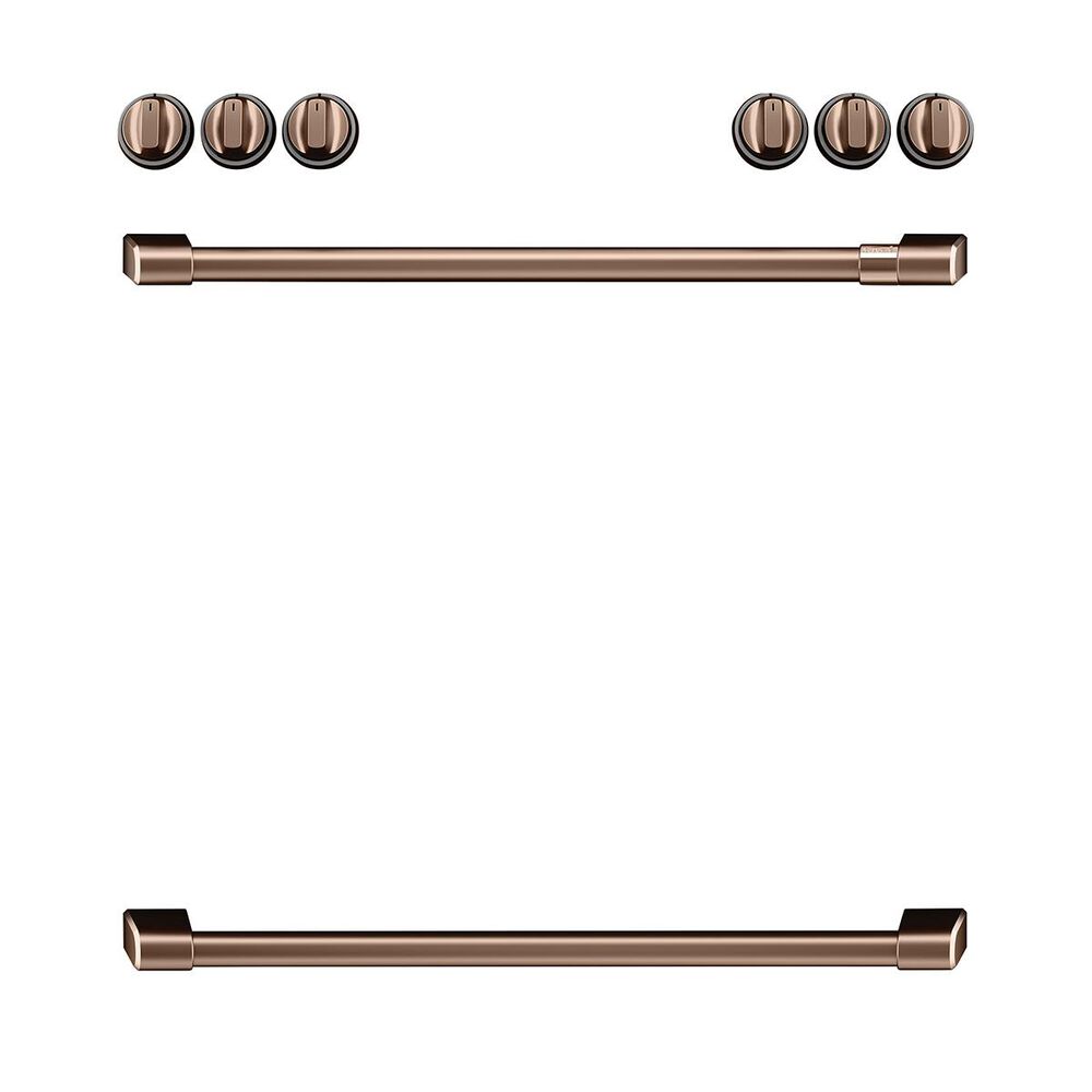 Cafe Front Control Electric Knobs and Handles in Brushed Copper, , large