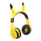 KIDdesigns Pokemon Pikachu Bluetooth Headphones in Yellow, , large