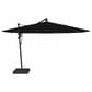 Garden Party Starlux AKZ Plus 13" Octagon Cantilever Umbrella with Base in Black, , large