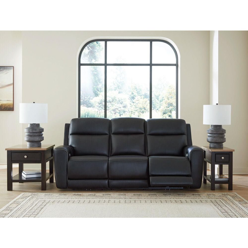 Ashley 5Z-Comfort Power Reclining Sofa in Onyx, , large