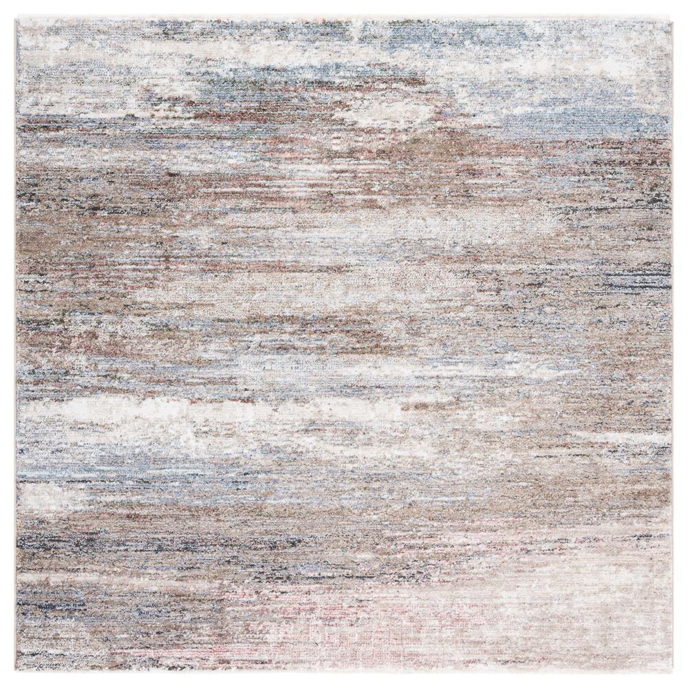 Safavieh Jasmine JSM337F 5"3" Square Grey and Blue Area Rug, , large
