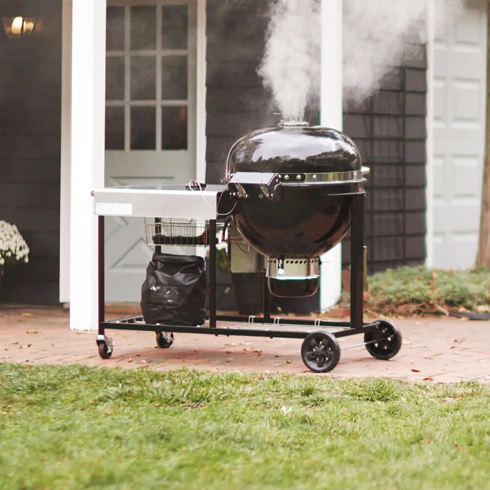 Weber Summit Kamado S6 Freestanding Grill in Black, , large