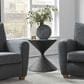 Uttermost Time"s Up Side Table in Matte Black, , large