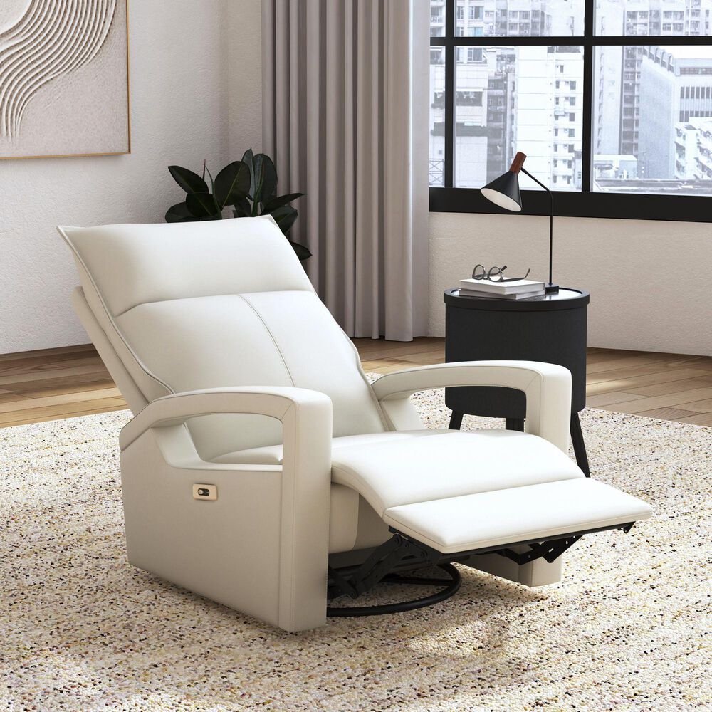 Mayberry Hill Eco Power Swivel Glider Recliner in Del Mar Cream, , large
