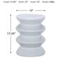 Ashley Lakiness Stool in White, , large