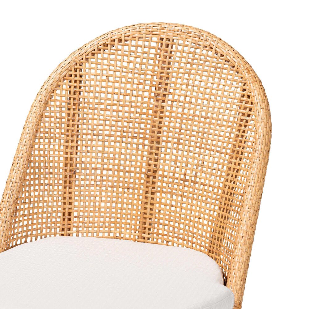 Baxton Studio Daniela Side Chair in Light Honey, , large