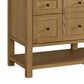 James Martin Vanities Breckenridge 60" Single Bathroom Vanity Cabinet in Light Natural Oak, , large