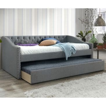 Claremont Loretta Daybed with Trundle in Gray, , large