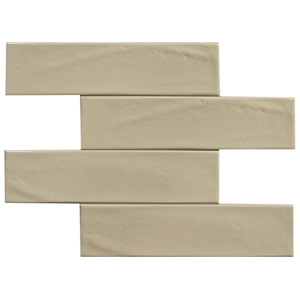 Soci Chateau Manhattan Bricks 3rd Avenue 3" x 12" Ceramic Mosaics Tile, , large