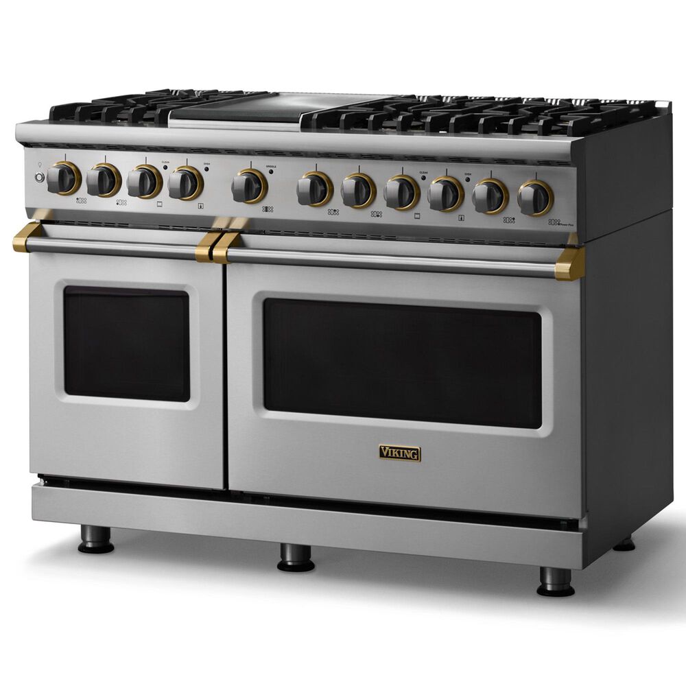 Viking Range 7.3 Cu.Ft. Freestanding Dual Fuel Range with 6 Burners in Stainless Steel, , large