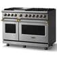 Viking Range 7.3 Cu.Ft. Freestanding Dual Fuel Range with 6 Burners in Stainless Steel, , large