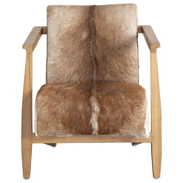 Blue Sun Designs Neala Accent Chair in Brown and White, , large