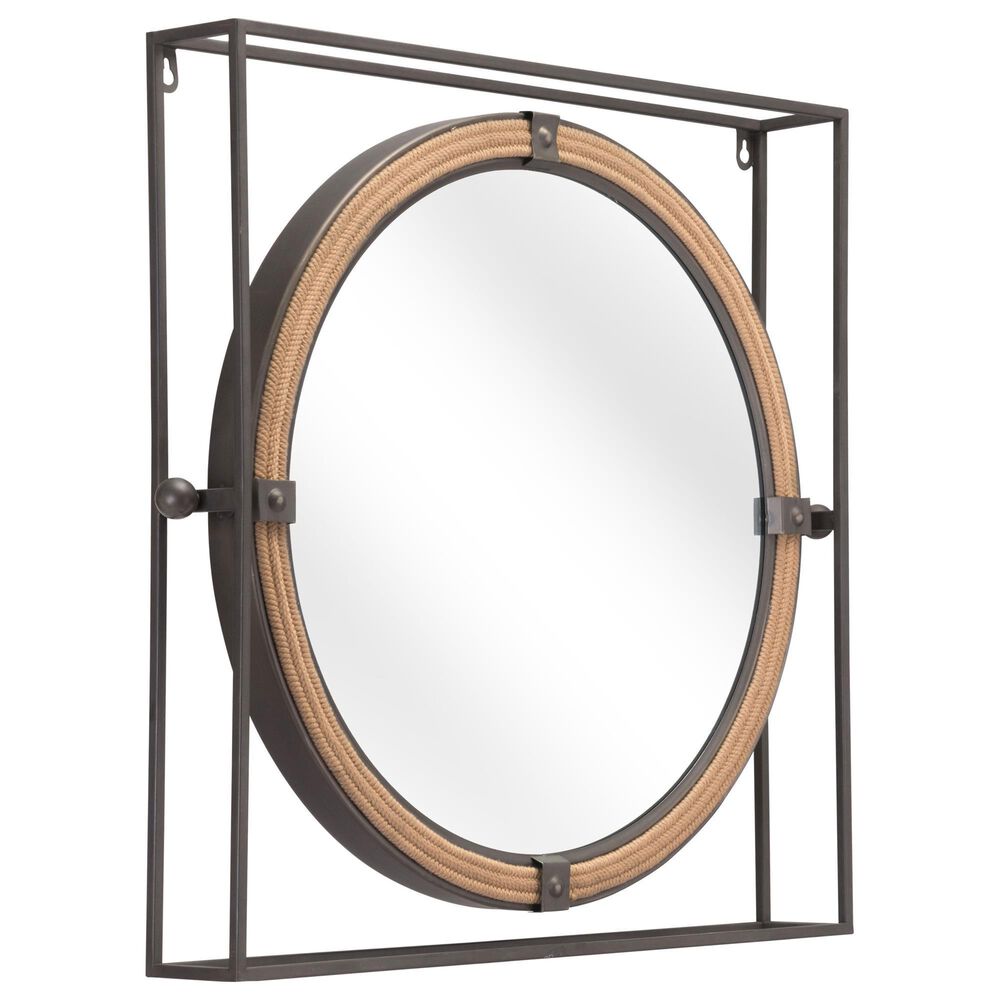 Zuo Modern Capell Mirror in Gray, , large