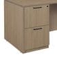 Regency Global Sourcing Legacy 71" L-Shaped Desk with Double Full Pedestal Drawer Unit in Noble Oak, , large