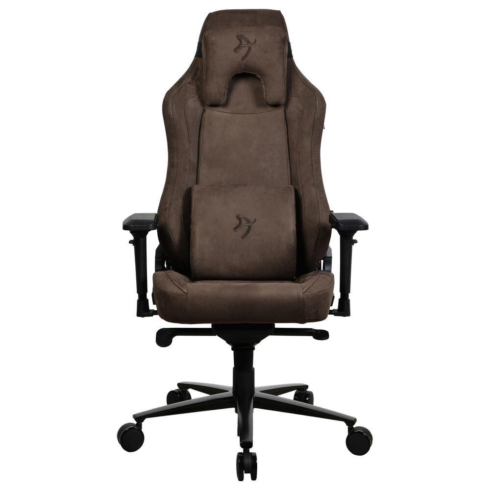 Arozzi Vernazza Supersoft Fabric Gaming Chair in Brown, , large
