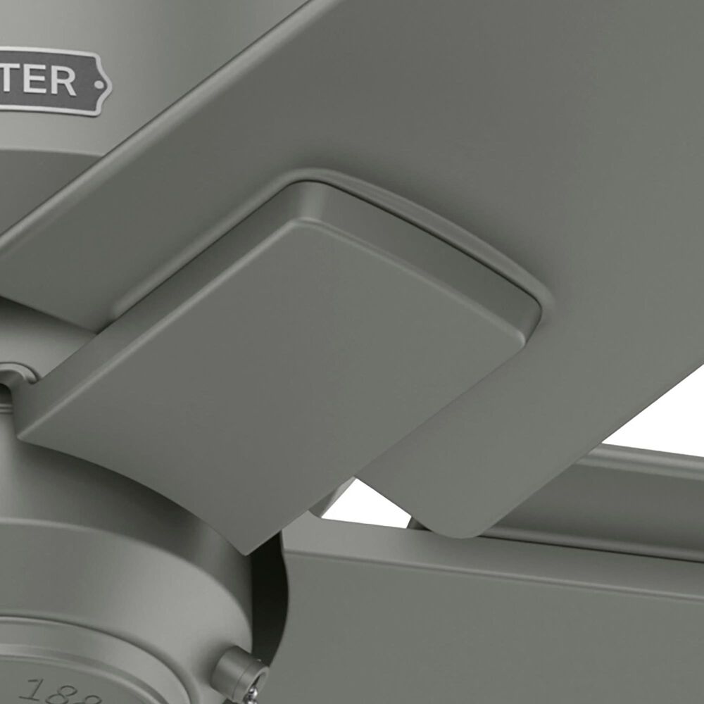 Hunter Terrace 44&quot; Outdoor Ceiling Fan in Matte Silver, , large