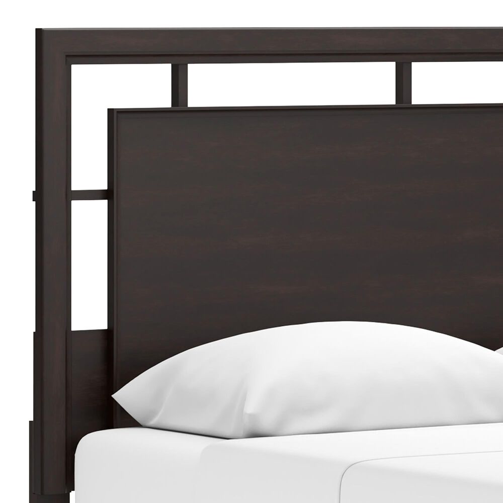 Ashley Covetown Queen Bed in Dark Brown, , large