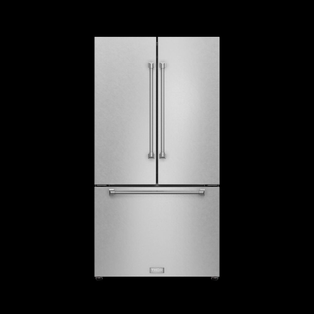 Thor Kitchen Gordon Ramsay 20.3 Cu. Ft. 3-Door French Door Refrigerator in Stainless Steel, , large