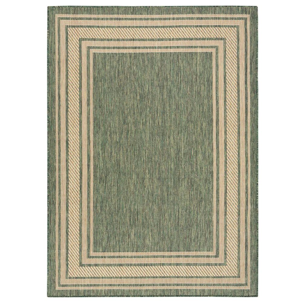 Nourison Horizon HOZ03 Green 5" x 7" Indoor/Outdoor Area Rug, , large