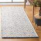 Safavieh Micro-Loop MLP526N 2"3" x 7" Navy and Ivory Runner, , large