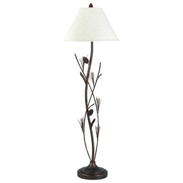 Cal Lighting Pine 3-Way Pine Twig Floor Lamp in Willow, , large